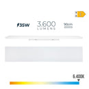 ARMADURA LED 35W 6400K LUZ FRIA 3600LM 12X90X4,5CM EDM