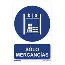 SINAL ´´SOLO MERCANCIAS´´ (PVC 0,7MM) 30X40CM NORMALUZ