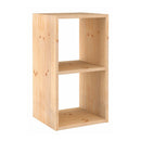ESTANTE MODULAR 2 CUBOS DINAMIC PINHO MACIÇO 36,2X33X70,8CM ASTIG