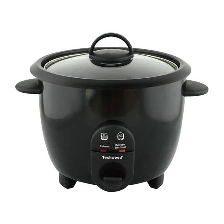 TECHWOOD TCR-106 PANELA DE ARROZ 1 L 400 W PRETO