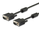 Equip 118814 cabo VGA 10 m VGA (D-Sub) Preto