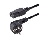 StarTech.com 713E-3M-POWER-CORD cabo de energia Preto CEE7/7 Acop