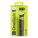 MÁQUINA DE BARBEAR ONE BLADE 360°, COM 3 PENTES GUIA, RESISTENTE