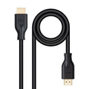Nanocable 10.15.3901 cabo HDMI 1 m HDMI Type A (Standard) Preto