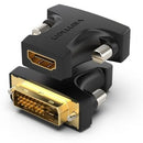 ADAPTADOR HDMI VENTION AILB0 HDMI FÊMEA - DVI (24+1) MACHO