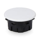 CAIXA ENCASTRAR REDONDA Ø65 X 40 MM COM TAMPA E GARRAS (RETRACTIL