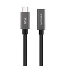 Nanocable 10.01.4400 cabo USB 0,5 m USB 3.2 Gen 2x2 USB C Preto