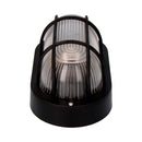 APLIQUE OLHO DE BOI OVAL COR PRETO 1XE27 40W 11,4X20,2X10CM MODEL