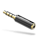 Vention BFBB0 adaptador para cabos 3.5 mm 2.5 mm Preto
