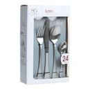 TALHERES COM 24 PEÇAS COLEÇÃO SATIN
