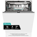MAQUINA LAVAR LOUÇA ENCASTRE HISENSE HV16A