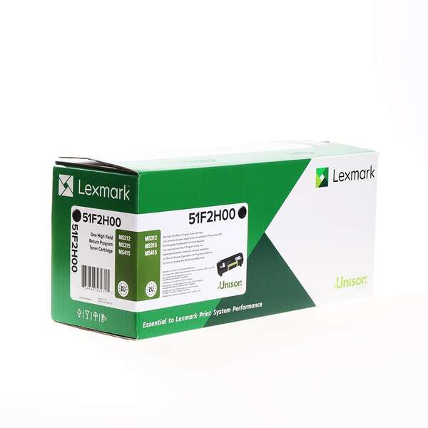 TONER ORIGINAL LEXMARK 51F2H0E PRETO