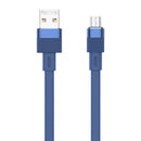 CABO USB-MICRO USB USB REMAX FLUSHING, RC-C001, 1 M, AZUL