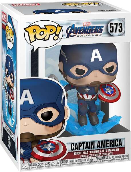 FUNKO POP MARVEL CAPTAIN AMERICA WITH MJOLNIR - AVENGERS ENDGAME