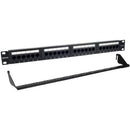 PATCH PANEL PHASAK PU 2424 24 PUERTOS CAT.6 ALTURA 1U GESTIÓN DE