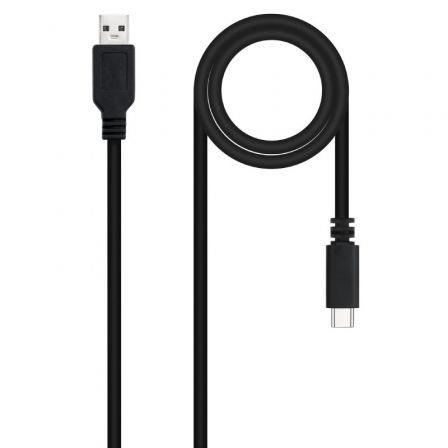 CABLE USB 2.0 NANOCABLE 10.01.2101-L150 USB TIPO-C MACHO - USB MA