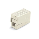 CONECTOR CLIP RÁPIDO EM LINHA 3 CONDUTORES, 2 RÍGIDOS + 1 RÍGIDO,