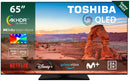 TV TOSHIBA 65" 65QV3463DG UHD QLED SMART TV PEANA