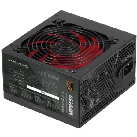 FONTE MARS GAMING MPB 550W BRONZE 230V SILENTRPM 10DB 1XPCIE6+2PI