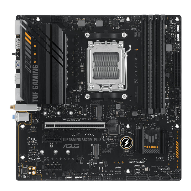 ASUS TUF GAMING A620M-PLUS WIFI AMD A620 Ranhura AM5 micro ATX