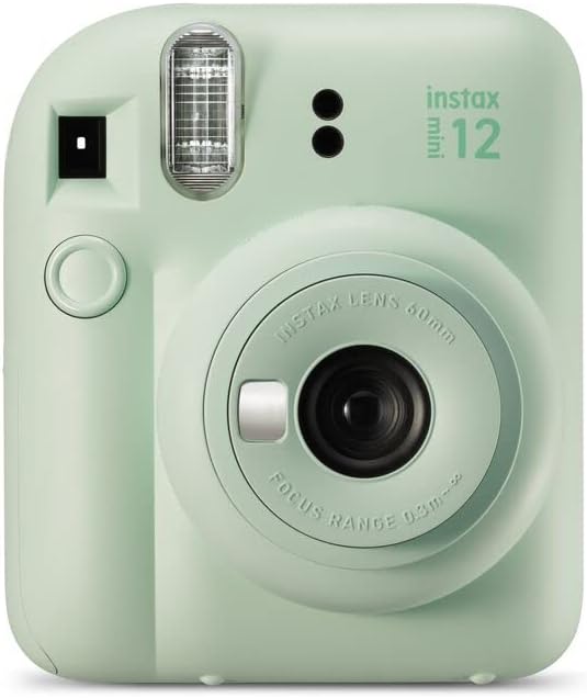 MÁQUINA FOTOGRÁFICA FUJIFILM INSTAX MINI 12 VERDE MENTA