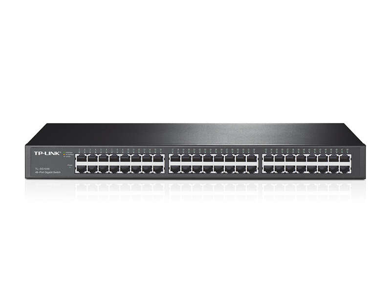 SWITCH TP-LINK 48 PORTAS GIGABIT RACK 19 - TL-SG1048