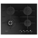 Whirlpool GOWL 628/NB placa Preto Embutido 59 cm Gás 4 zona(s)