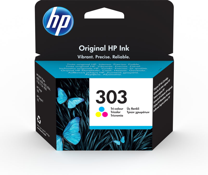 HP Tinteiro Original 303 (Tricolor)