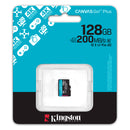 TARJETA DE MEMORIA KINGSTON CANVAS GO! PLUS 128GB MICROSD XC CON