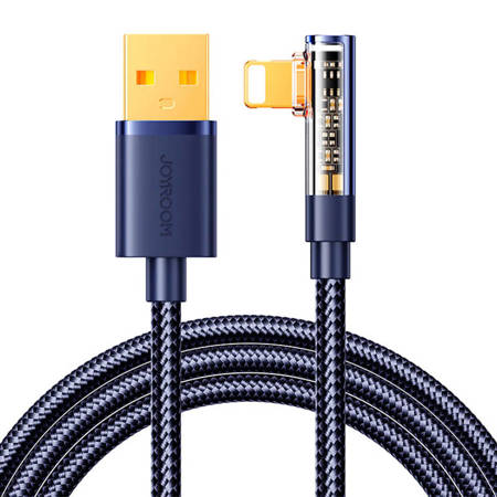 CABO ANGULAR PARA USB-A  LIGHTNING 1.2M