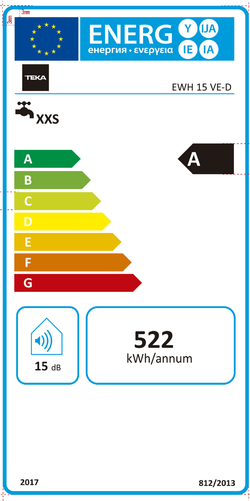 Teka Smart EWH 15 VE-D Vertical Tanque (armazenamento de água) Si