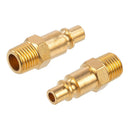 CONECTORES ORION LATÃO MACHO ROSCA MACHO ¼ POL., 2 UN