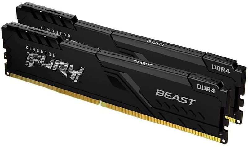 16GB 3200MHZ DDR4 CL16 DIMM (KIT OF 2) FURY BEAST BLACK