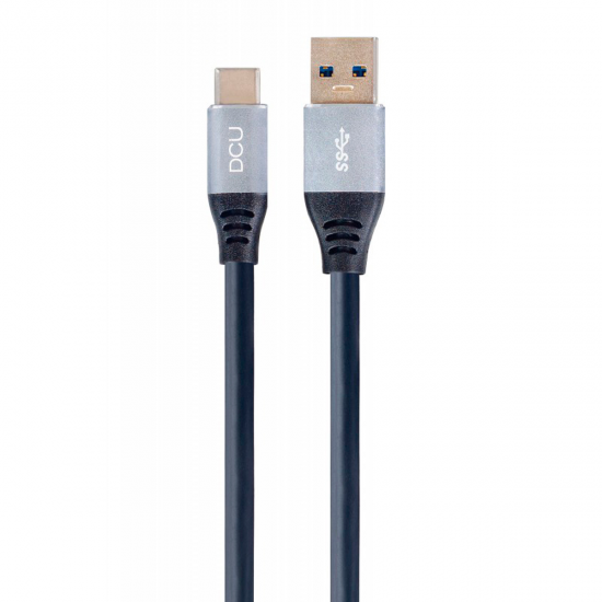 CABLE DCU USB C A USB A 1.5M NEGRO ALUM