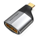 ADAPTADOR VENTION TCCH0 USB-TIPOC MACHO - DISPLAYPORT HEMBRA