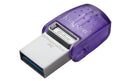 PEN DRIVE KINGSTON 64GB DATATRAVELER MICRODUO 3C USB 3.2  DUAL-TY