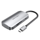 DOCKING USB TIPO-C VENTION TNHHB 3XUSB 1XUSB TIPO-C PD 1XLECTOR T