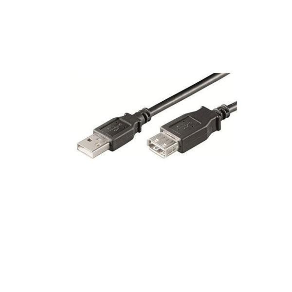 Ewent EC1011 cabo USB 1 m USB A Preto