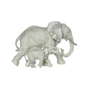 ELEFANTE DECORATIVO DE RESINA CORES SORTIDAS 12X22,5X15,5CM