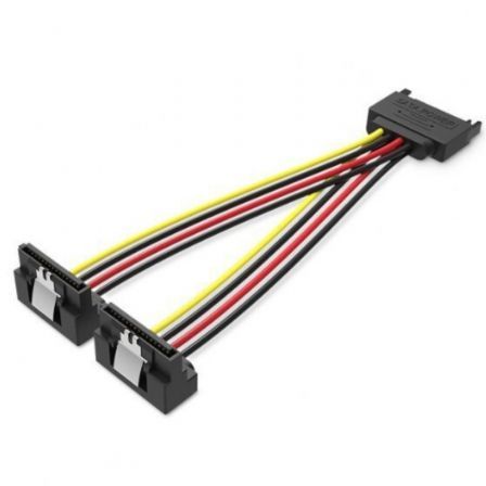 CABLE ALIMENTACIÓN VENTION KDBBB SATA MACHO - 2X SATA HEMBRA 15CM