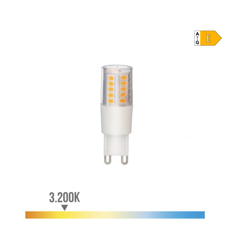 LÂMPADA LED G9 5,5W 650LM 3200K LUZ QUENTE BASE CERÂMICA Ø1,8X5,4