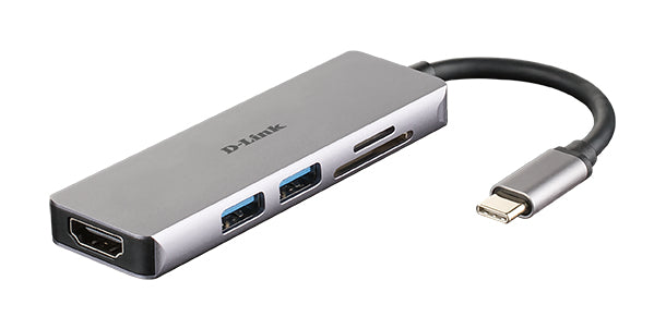 D-Link DUB-M530 base & duplicador de portas Com fios USB 3.2 Gen