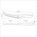 FACA PARA QUEIJO 6´´ PLENUS PRETO 15,24CM TRAMONTINA