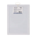 GRELHADOR DE VENTILAÇÃO RETANGULAR EMBUTIDO ABS MOSQUITEIRO 137X2