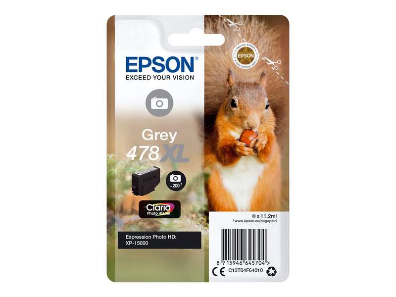 Epson Squirrel 478XL tinteiro 1 unidade(s) Original Rendimento al