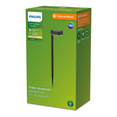 PEDESTAL SOLAR QUADRADO, IP 44 1,5W, 200IM 2700K, LUZ QUENTE, MED