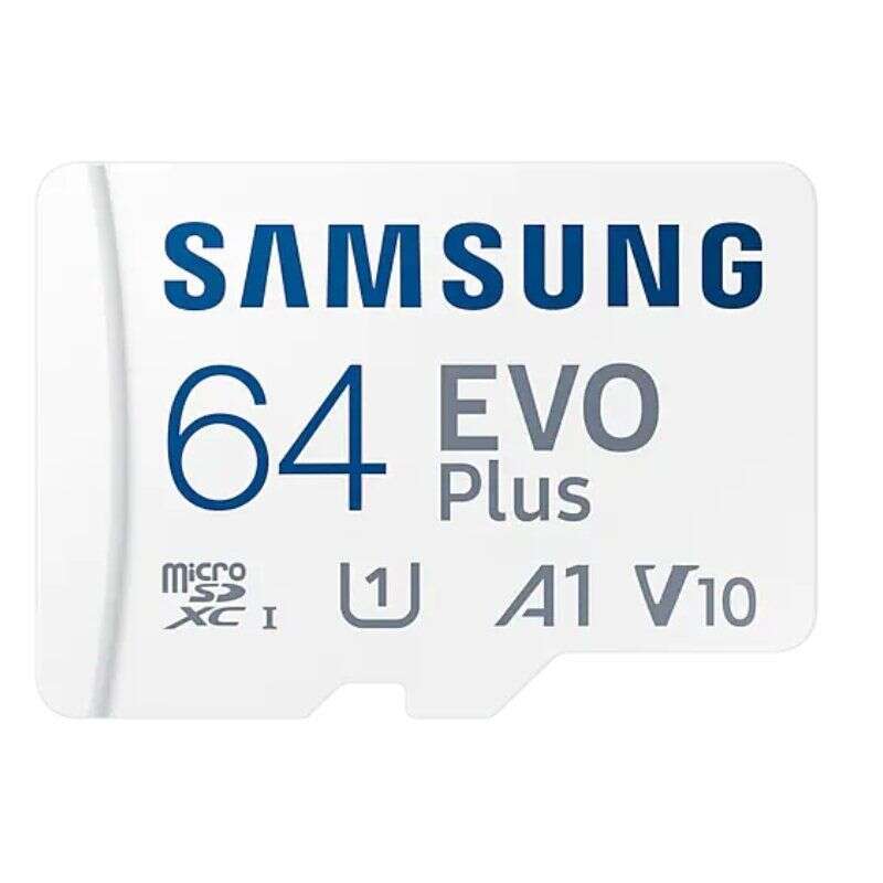 MICROSD SAMSUNG 64GB EVO PLUS UHS-I SDHC U1 V10 A1 CADAPTADOR