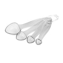 CONJUNTO DE 4 COLHERES DE MEDIÇÃO PRESTO. TESCOMA