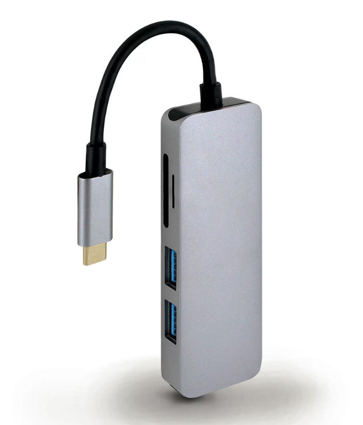 METRONIC ADAPTADOR USB-C MACHO 5 EM 1