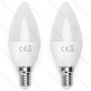 LED E14 10W C37 2PCS